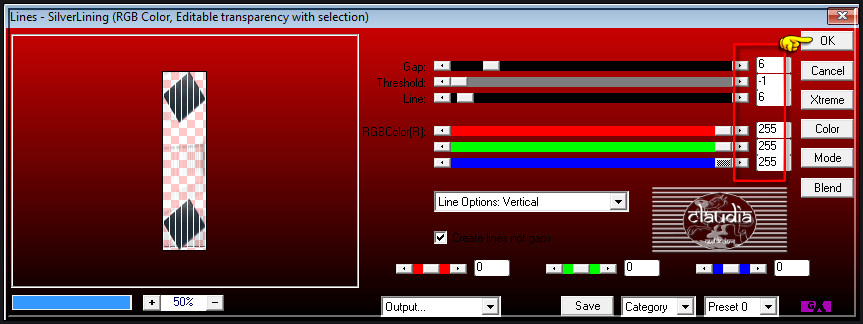 Effecten - Insteekfilters - AP 01 [Innovations] - Lines - SilverLining :