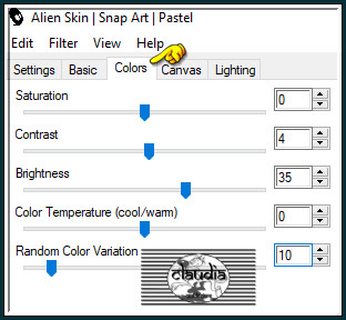 Effecten - Insteekfilters - Alien Skin Snap Art - Pastel