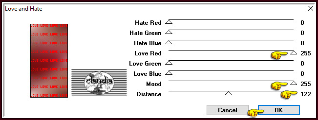 Effecten - Insteekfilters - VM Experimental - Love and Hate :