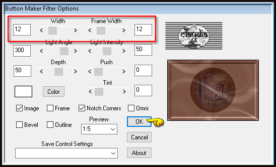 Effecten - Insteekfilters - PhotoSwizzle - Button Maker :