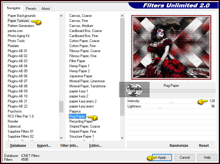Effecten - Insteekfilters - <I.C.NET Software> - Filters Unlimited 2.0 - Paper Textures - Rag Paper