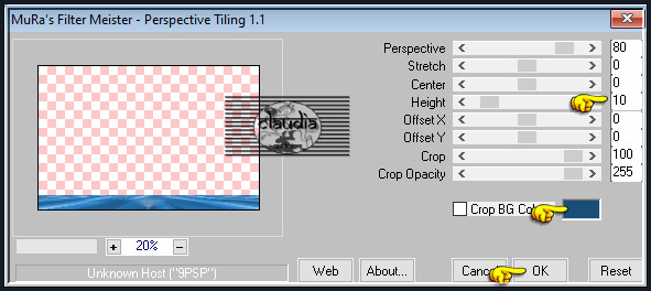 Effecten - Insteekfilters - MuRa's Meister - Perspective Tiling