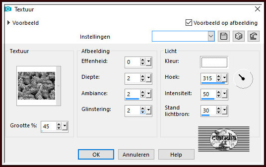 Effecten - Textuureffecten - Textuur