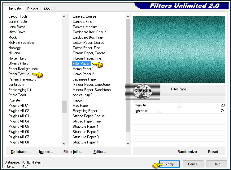 Effecten - Insteekfilters - <I.C.NET Software> - Filters Unlimited 2.0 - Paper Textures - Filter Paper