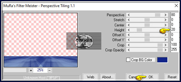 Effecten - Insteekfilters - MuRa's Meister - Perspective Tiling 