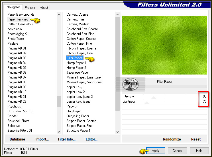 Effecten - Insteekfilters - <I.C.NET Software> - Filters Unlimited 2.0 - Paper Textures - Filter Paper :