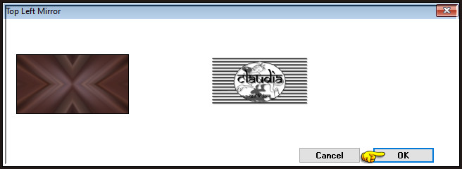 Effecten - Insteekfilters - Simple - Top Left Mirror