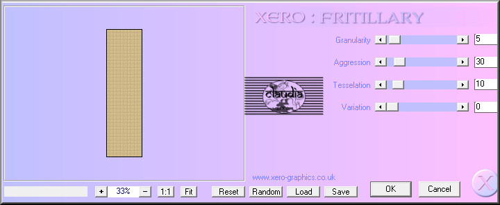 Effecten - Insteekfilters - Xero - Fritillary