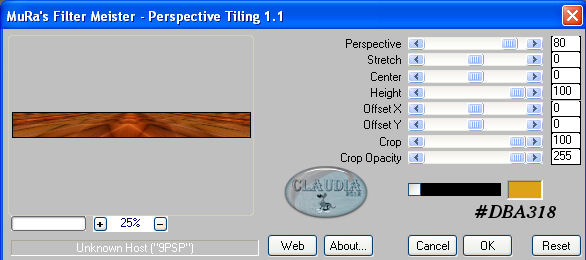 Effecten - Insteekfilters - MuRa's Meister - Perspective Tiling