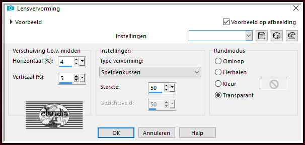 Effecten - Vervormingseffecten - Lensvervorming