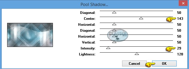 Effecten - Insteekfilters - Tramages - Pool Shadow