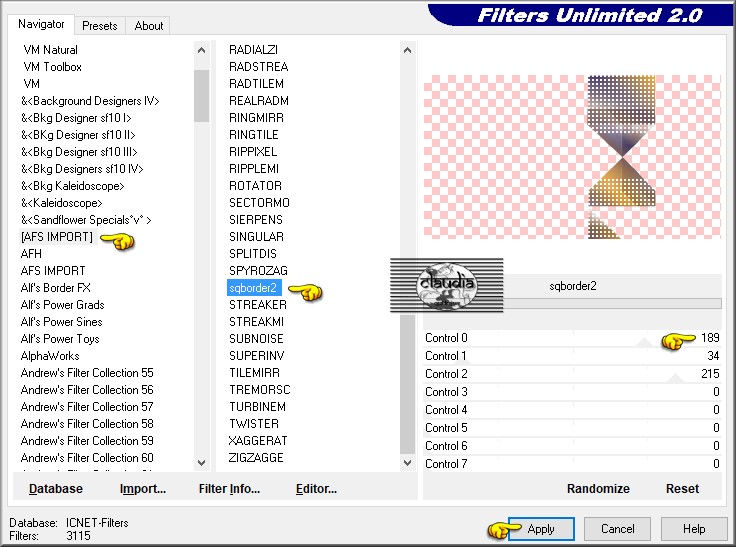 Effecten - Insteekfilters - <I.C.NET Software> - Filters Unlimited 2.0 - [AFS IMPORT] - sqborder 2