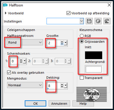 Effecten - Artistieke effecten - Halftoon