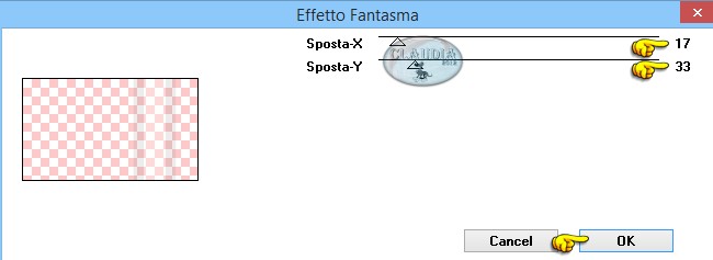 Instellingen filter It@lian Editors Effect - Effetto Fantasma
