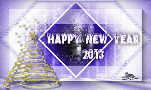 Titel Les : Happy New Year 2013 van Linette