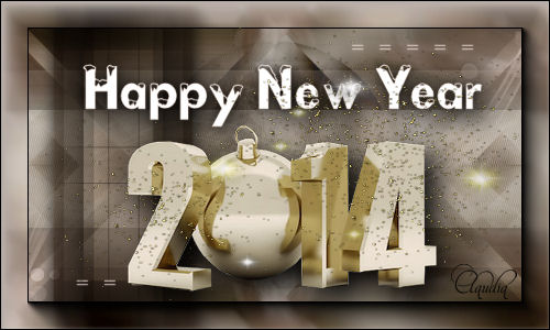 Titel Les : New Year 2014 van Linette