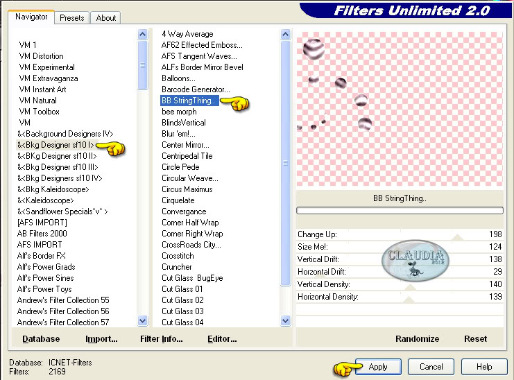 Effecten - Insteekfilters - <I.C.NET Software> - Filters Unlimited 2.0 - &<Bkg Designer sf10 I> - BB StringThing
