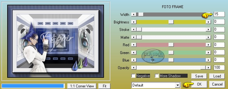 Instellingen filter AAA Frames - Foto Frame 