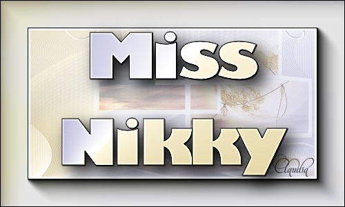 Titel Les : Miss Nikky van Maxou