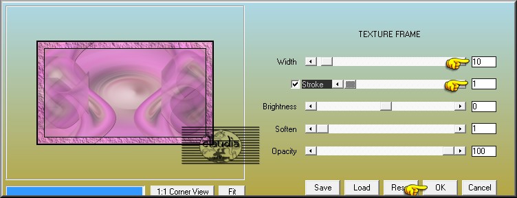 Effecten - Insteekfilters - AAA Frames - Texture Frame 