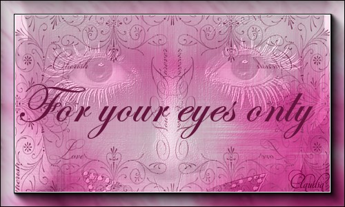 Titel Les : For your eyes only van Sille