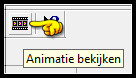Kijk hoe de animatie loopt door op het icoontje "Animatie bekijken" te klikken