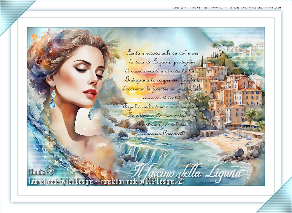 Les : Il Fascino Della Liguria van Tati Designs (= de Charme van Ligurië)
