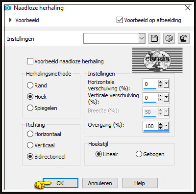 Effecten - Afbeeldingseffecten - Naadloze herhaling